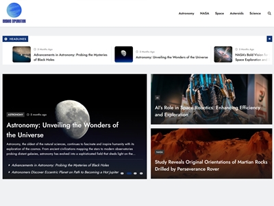 News website on WordPress